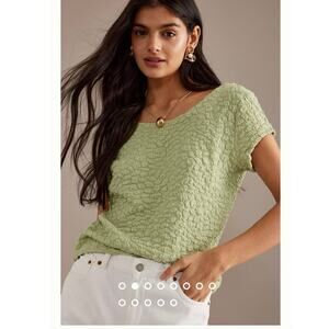 Anthropologie Maeve Socialite Popcorn Tee